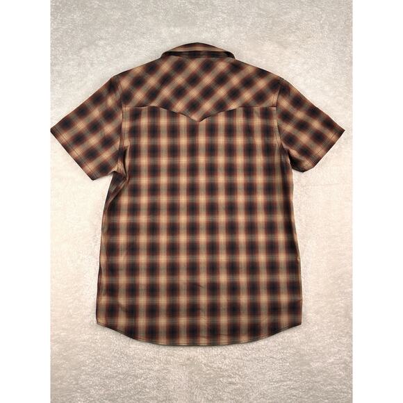 Pendleton Shirt Men's Size Med Plaid Frontier Pearl Snap Short Sleeve New, NWT - Picture 2 of 8